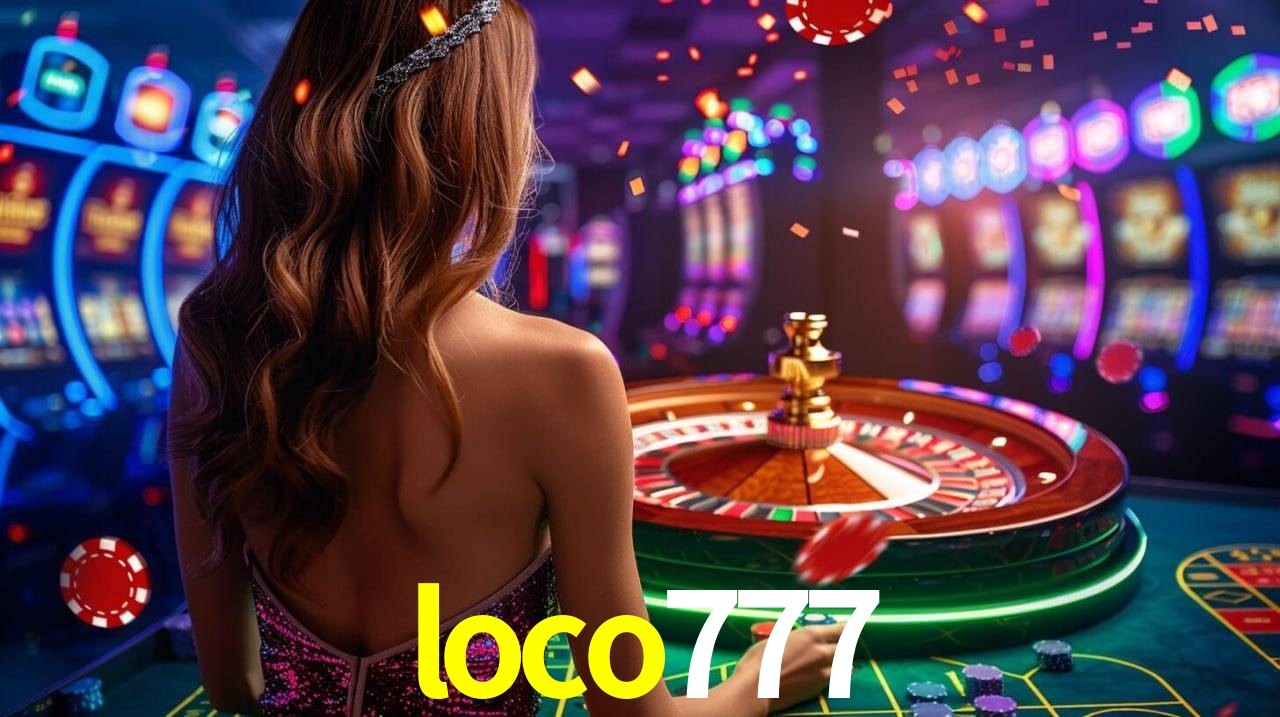Interfaz de la app móvil loco777 en un smartphone moderno
